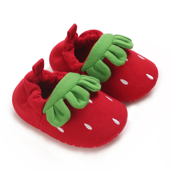 Cute Strawberry Baby Shoes