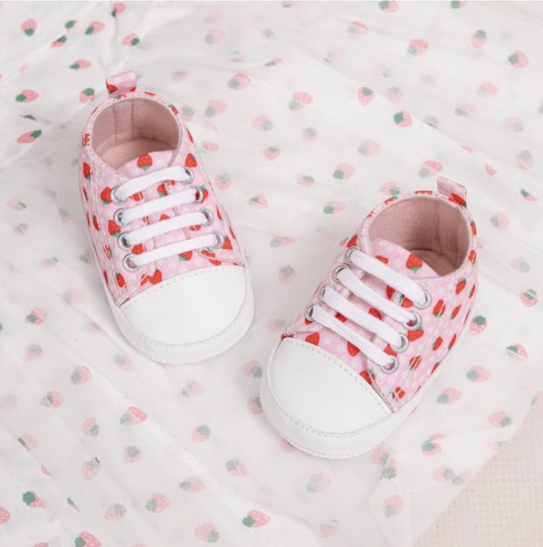Strawberry Baby Shoes