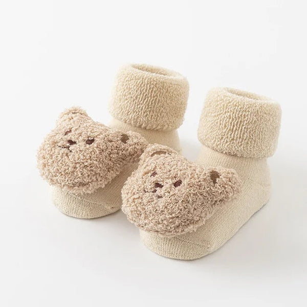 Cute Bear Newborn Socks