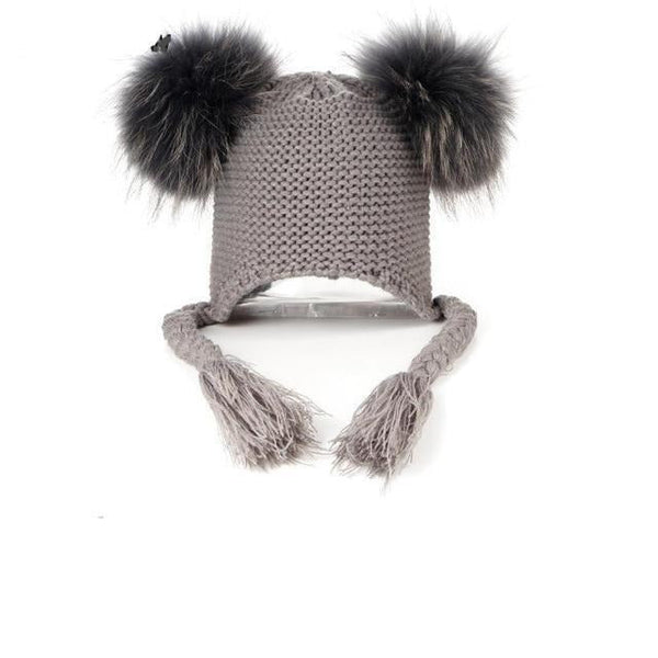 Pompom Hat with Lining